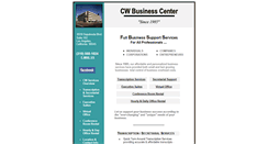 Desktop Screenshot of cwbusinesscenter.com